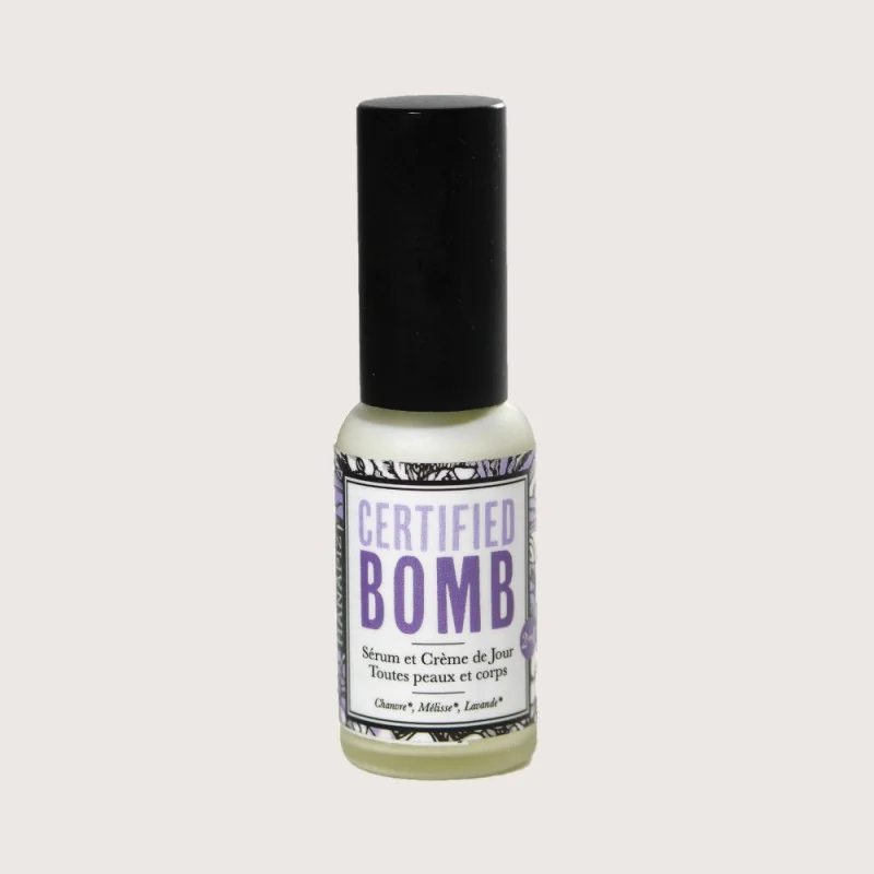 Crème de jour / Sérum BIO au chanvre Certified Bomb