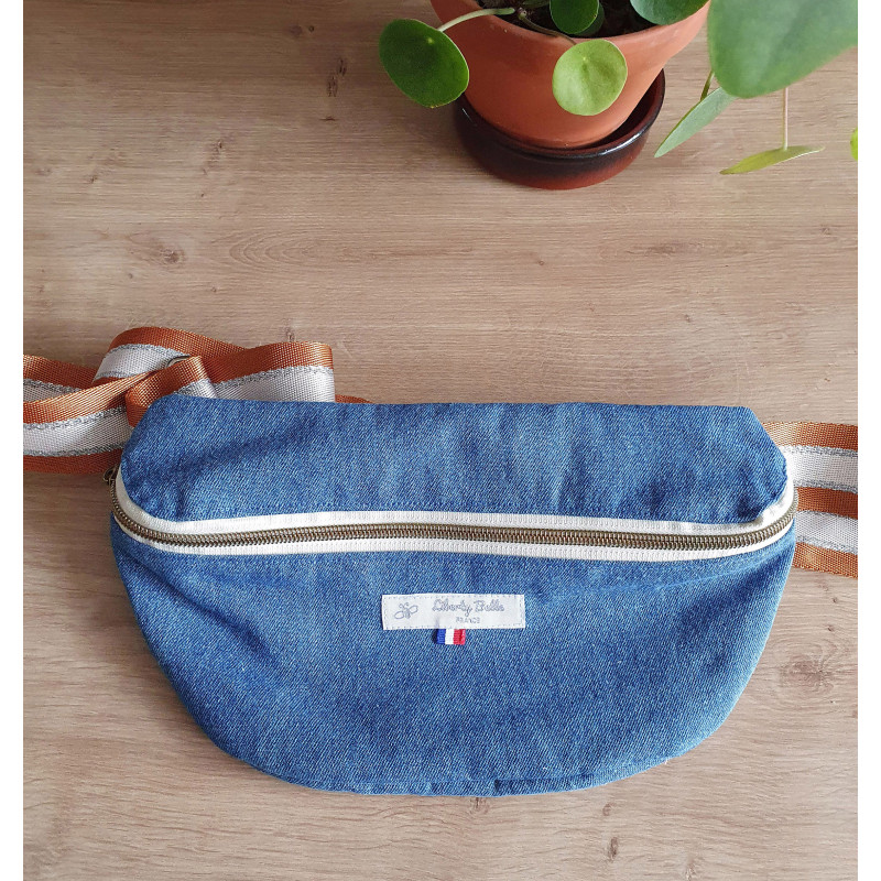 Sac banane en jean