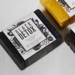 Savon BIO au chanvre Black detox