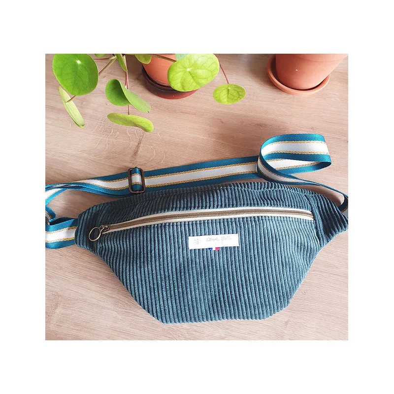 Sac banane velours - Fabriqué en France